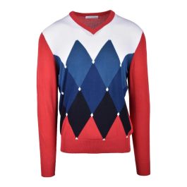 Ballantyne, heren, truien, rood, maat: l katoen, - Rood
