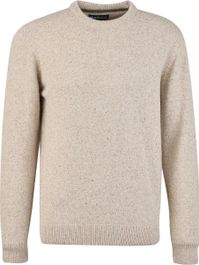 Barbour trui lamswol beige - maat l - heren