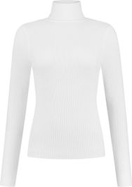 Basic dames coltrui - kleur off white - maat s