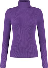 Basic dames coltrui - kleur paars - maat s