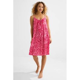 Knit Factory Fay Pareo - XL Sjaal - Stranddoek - Stone Red/Roze Knit Factory Fay Pareo - XL Sjaal - Stranddoek - Stone Red/Roze