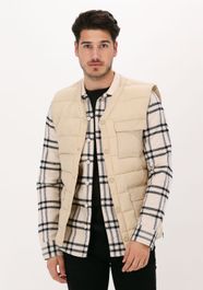 Beige anerkjendt bodywarmer akrasmus padded gilet
