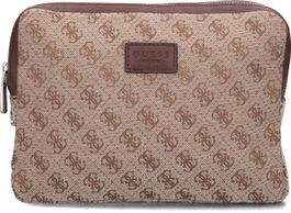 Beige guess schoudertas strave crossover