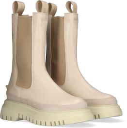Beige janet & janet chelsea boots 01000
