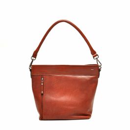 Berba shopper/schoudertas lucca brandy