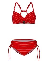 Bikini met verstelbaar broekje sunflair rood