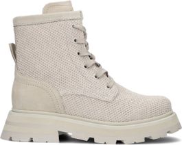 B.l.a.h. maria veterboots - laarzen met veters - dames - beige - maat 37