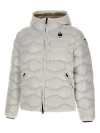 Blauer bryant gewatteerd jack met borstzak - wit - Wit