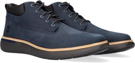 Blauwe timberland veterschoenen cross mark chukka