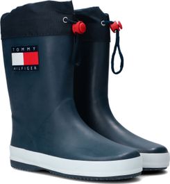 Blauwe tommy hilfiger regenlaarzen rain boot