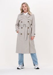 Blauwe ydence mantel coat kaitlyn