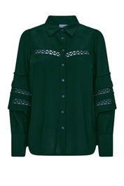 Blouse met opengewerkte details