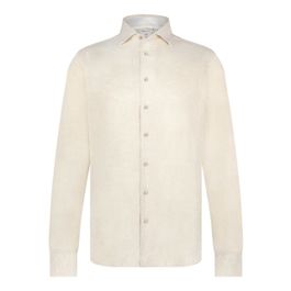 Beige Blue industry casual overhemd met lange mouwen