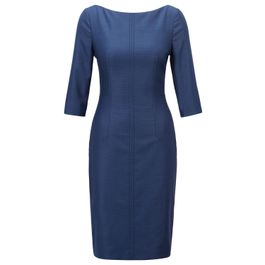 Boss dokos jurk voor dames in blauw