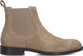 Beige Boss enkelboots heren tayil_cheb, maat: 40, materiaal: suède, kleur: taupe