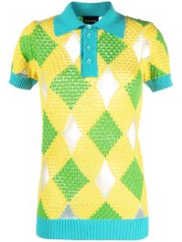 Botter gebreide polotop - geel