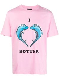 Botter t-shirt met logoprint - roze - Roze