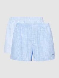Boxershort met labelstitching in een set van 2 stuks