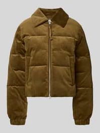 Boxy fit gewatteerd jack van katoenen corduroy