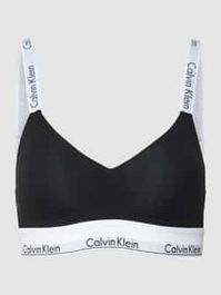 Bralette met labeldetails