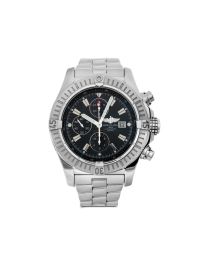 Breitling 2010s pre-owned super avenger horloge - zwart