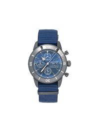 Breitling pre-owned superocean 44 mm horloge - blauw