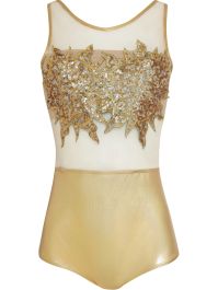 Brigitte summer carnaval/festival body - goud