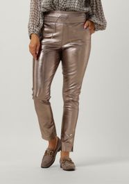 Bronzen ibana pantalon poggy metallic - Brons