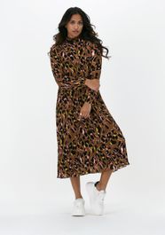 Bruine y.a.s. midi jurk yaspippa ls midi dress s.