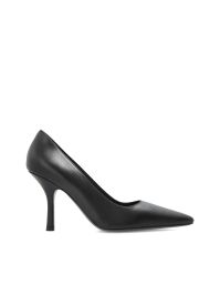Burberry 100 mm leren pumps - zwart