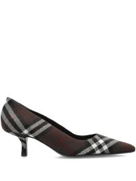 Burberry 55 mm dame geruite pumps - bruin