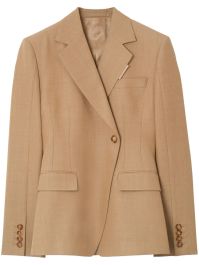 Burberry blazer met enkele rij knopen - beige