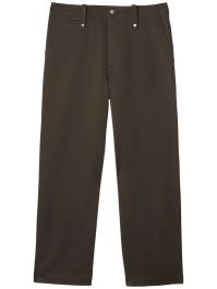 Burberry broek met wijde pijpen - bruin