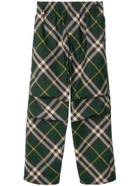 Burberry broek met wijde pijpen - groen