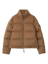 Burberry donsjack met trechterhals - bruin