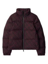 Burberry geruite donsjas - rood
