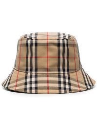Burberry geruite vissershoed - bruin