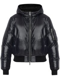 Burberry gewatteerd donsjack - zwart