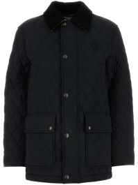 Burberry gewatteerd donsjack - zwart