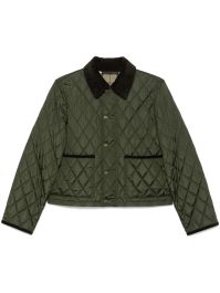 Burberry gewatteerd jack - groen