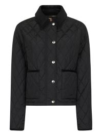 Burberry gewatteerd jack - zwart