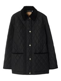 Burberry gewatteerd jack - zwart