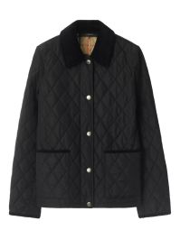 Burberry gewatteerd jack - zwart