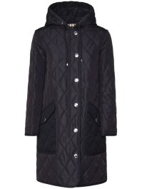 Burberry gewatteerd jack - zwart