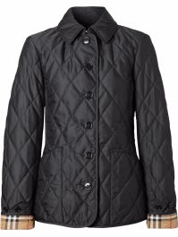 Burberry gewatteerd thermojack - zwart