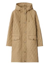 Burberry gewatteerde jas - bruin