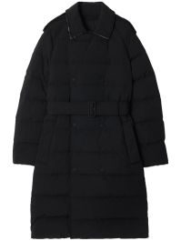 Burberry halflange donsjas - zwart