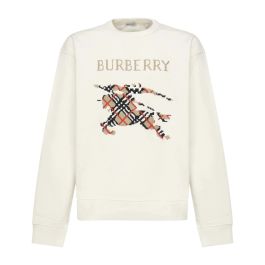 Burberry, heren, sweatshirts & hoodies, grijs, maat: s katoen,