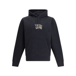 Burberry, heren, sweatshirts & hoodies, zwart, maat: l katoen,