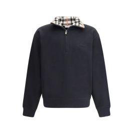 Burberry, heren, sweatshirts & hoodies, zwart, maat: l katoen,
